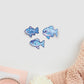 Multiple cute funny fish stickers and anime underwater ocean sea stickers