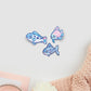 Multiple cute funny fish stickers and anime underwater ocean sea stickers