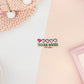 A peelable sticker of depleted pixelated health hearts and the text Game Over Continue?