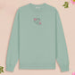 Beam Me Up! I Want To Leave Alien Cat Embroidered Top