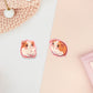 Cute waterproof gloss vinyl stickers of multiple chibi hamsters and guinea pigs