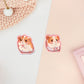 Cute waterproof gloss vinyl stickers of multiple chibi hamsters and guinea pigs
