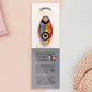 Gold Enamel Talisman Pin with progress pride flag design and the words Pride Talisman, Freedom Equality Visibility. The pins design includes a heart, flowers and crystals.