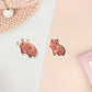 Waterproof gloss vinyl stickers of the cute viral baby pygmy hippo Moo Deng with her hilarious TikTok reactions