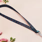 Cute full legth black lanyard with a double sided cute chibi Mothman pattern and silver swivel hook clasp.