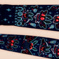 Cute full legth black lanyard with a double sided cute chibi Mothman pattern and silver swivel hook clasp.