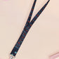 Cute full legth black lanyard with a double sided cute chibi Mothman pattern and silver swivel hook clasp.