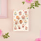 Large sticker sheet of digital illustrated cartoon cute animals wearing party hats and circus clothing in various poses and expressions. The animals include frogs, monkeys, cats, lions, elephants, chickens, birds, ducks, and bunny rabbits.