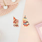 Large sticker sheet of digital illustrated cartoon cute animals wearing party hats and circus clothing in various poses and expressions. The animals include frogs, monkeys, cats, lions, elephants, chickens, birds, ducks, and bunny rabbits.