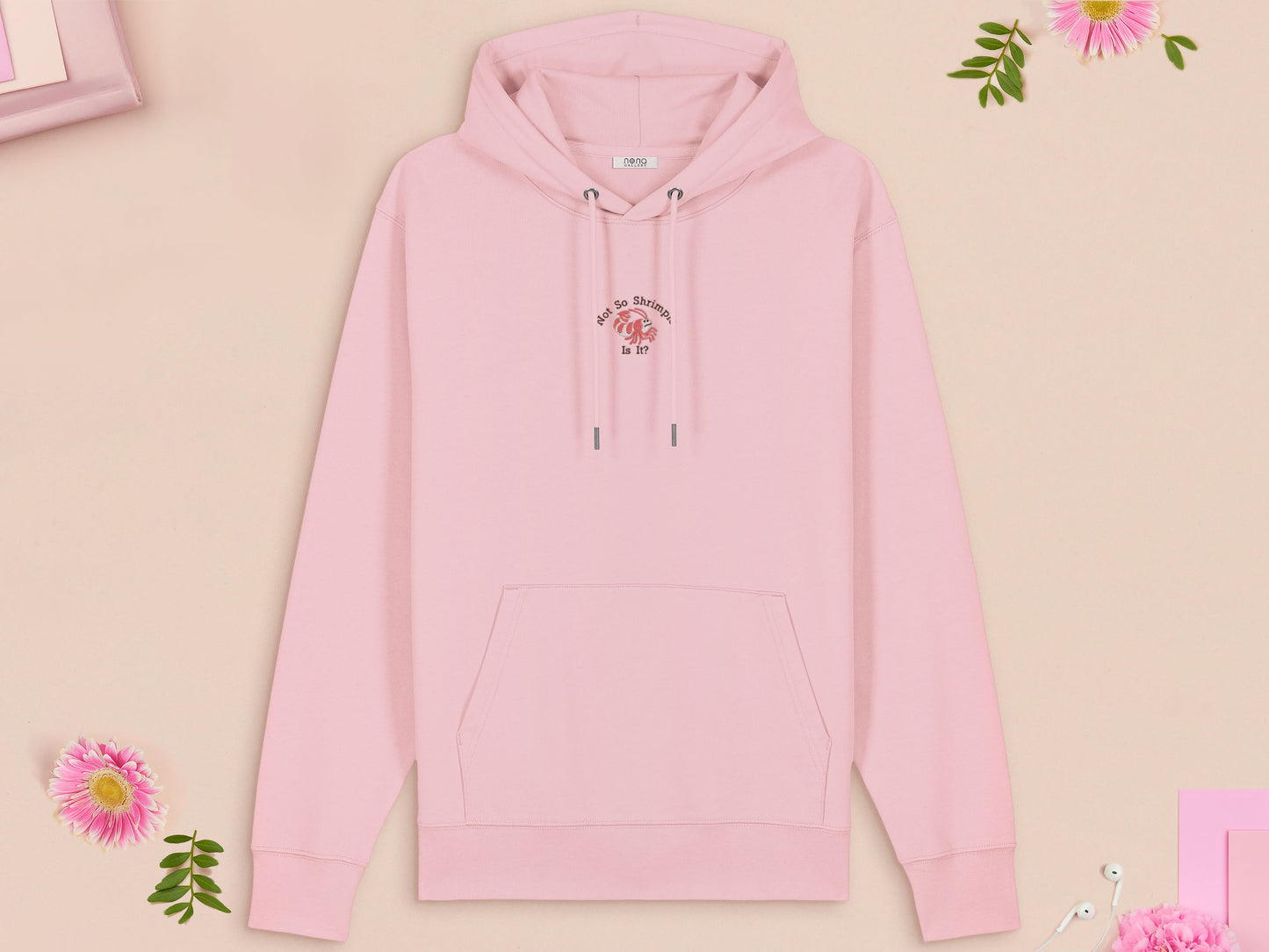 Not So Shrimple Is It? Shrimp Embroidered Top