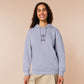 Purple embroidered hoodie cute design of a chibi screaming crying possum with the quote Is it me am I the drama?!
