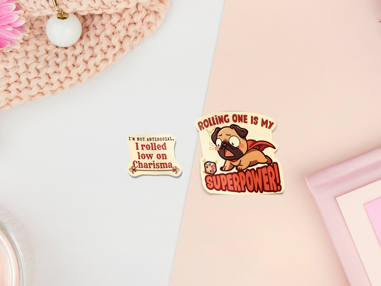 Tabletop Boardgame Sticker Sheet