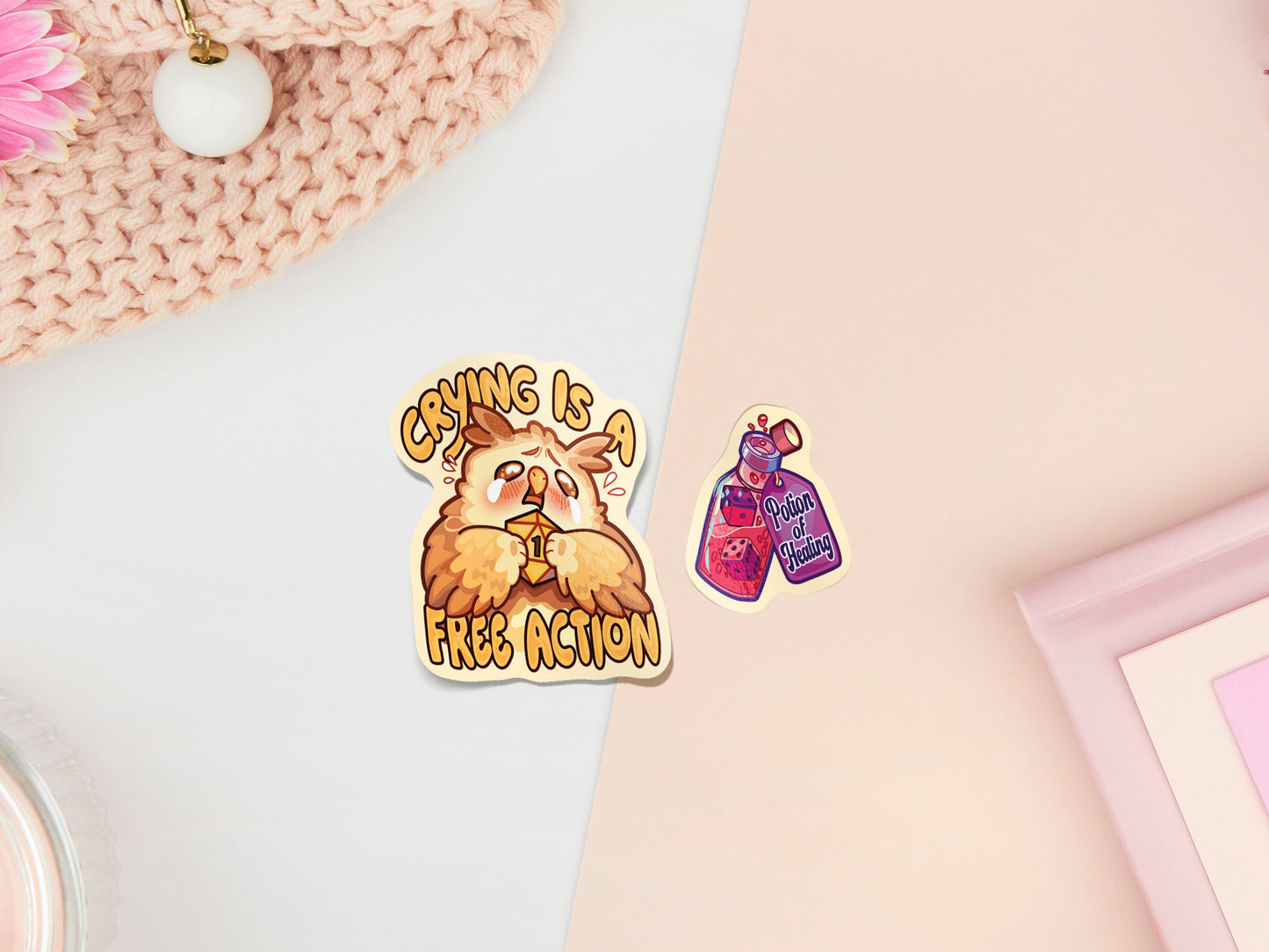 Tabletop Boardgame Sticker Sheet