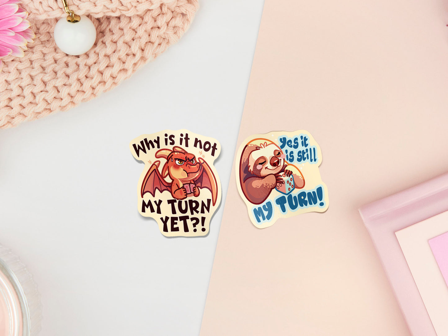 Tabletop Boardgame Sticker Sheet