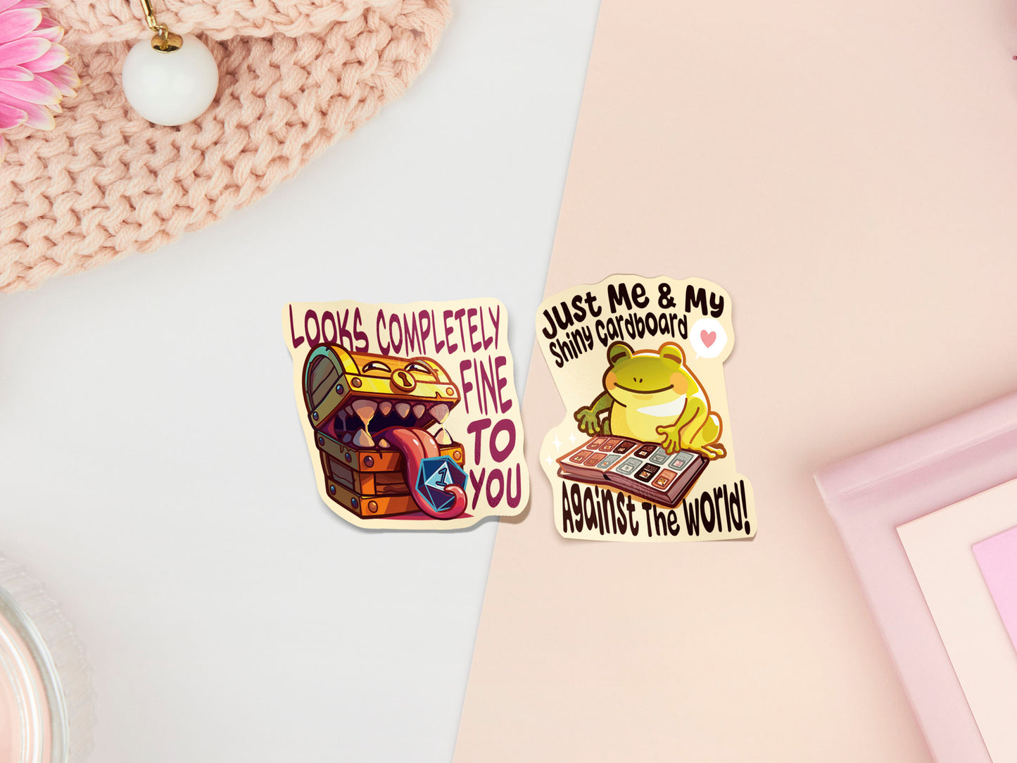 Tabletop Boardgame Sticker Sheet